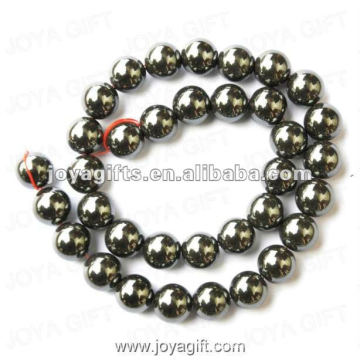 12MM Loose Hematite Round Beads 16"